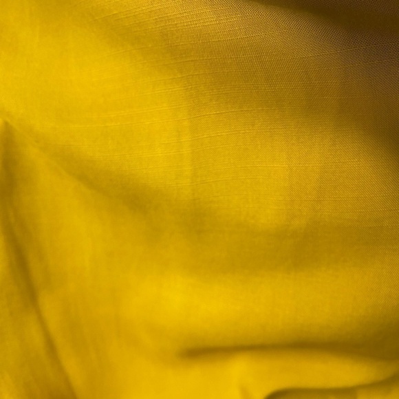 ELODIE MUSTARD WIDE LEG STRETCH WAIST PANT SIZE LARGE - Picture 5 of 5